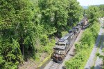 NS 9754 and 9763 leading a coal drag on track G, Enola PA